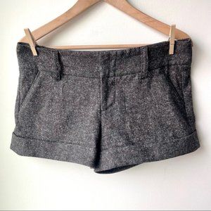 Alice and Olivia Wool and Silk Short Shorts